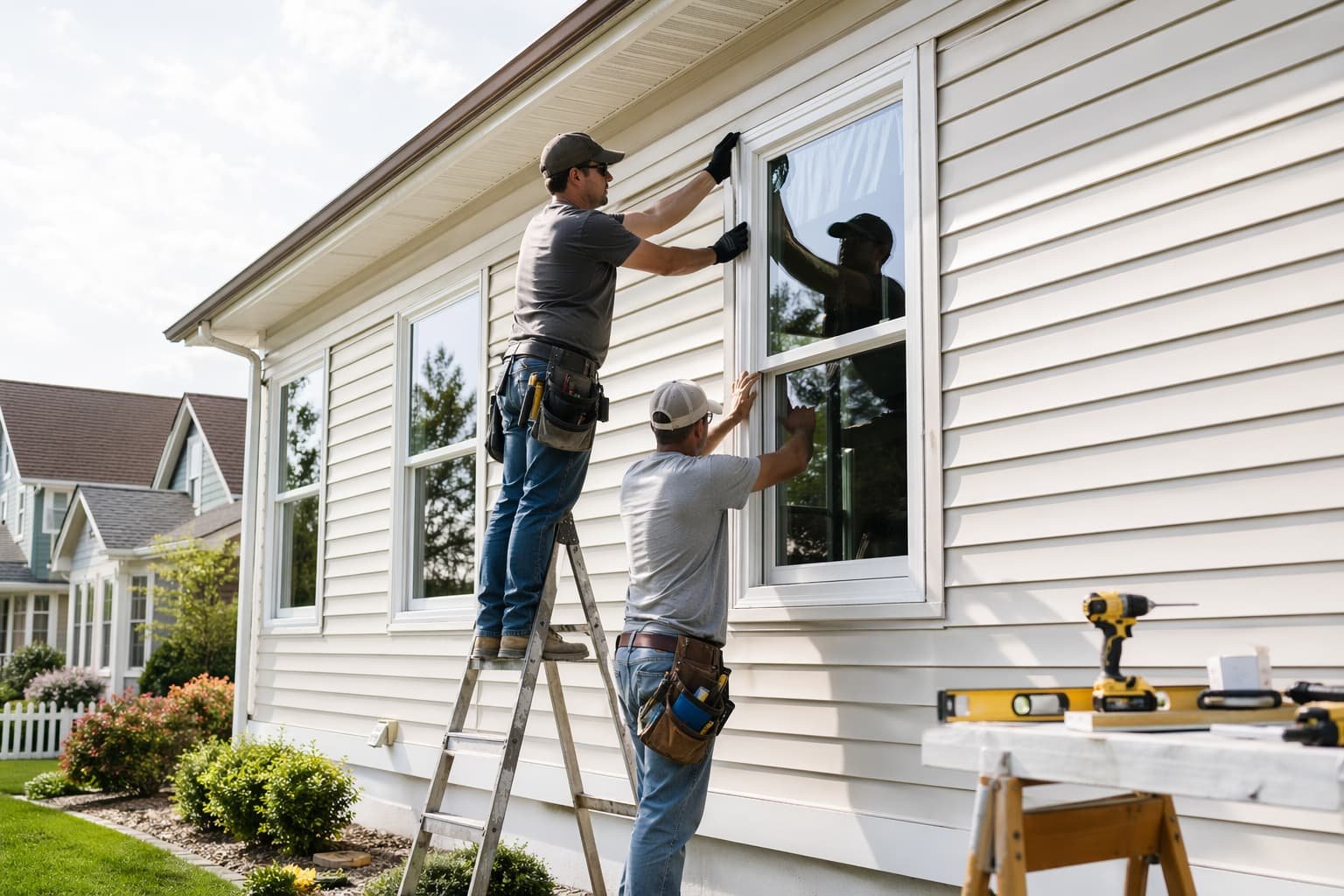 window replacement time Topeka
